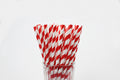 Paper Straw (Red/White)