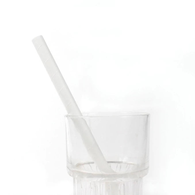 Bubble Tea Paper Straw (White)